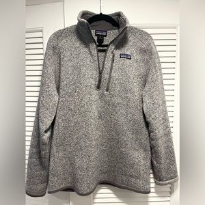 Patagonia Better Sweater 1/4 Zip Pullover Grey (M)